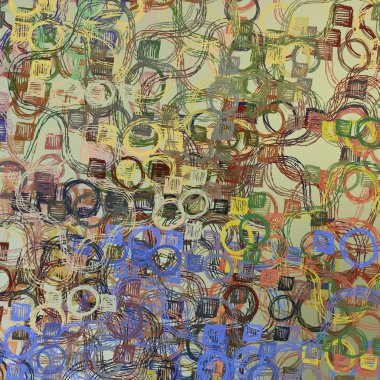 elle çizilmiş sorunsuz desen