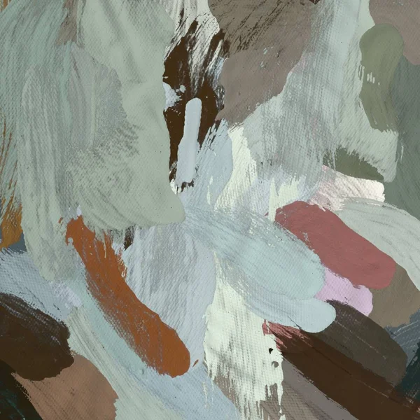 Tuval el yapımı yağlıboya. Renkli doku. Fırça darbeleri.