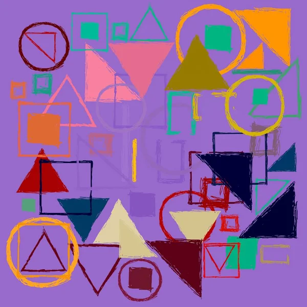 Geometrik desenli soyut doku