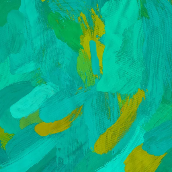 Tuval el yapımı yağlıboya. Renkli doku. Fırça darbeleri.