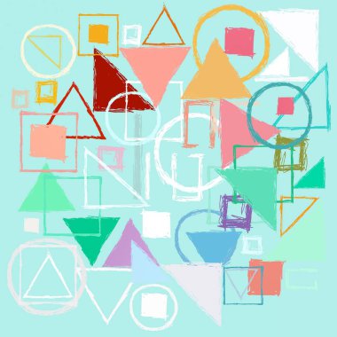 Geometrik desenli soyut doku