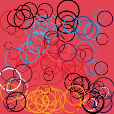 daire elemanları ile vektör arka plan