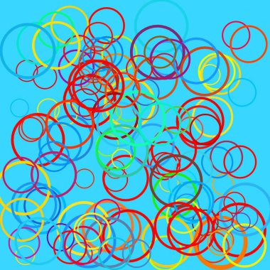 daire elemanları ile vektör arka plan