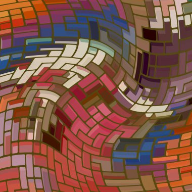 Geometrik desenli soyut doku