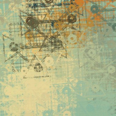 vintage elemanları ile retro grunge arka plan