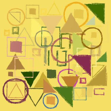 Geometrik desenli soyut doku