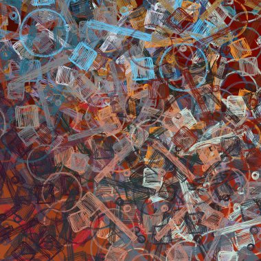 farklı desenli sanat arka planı