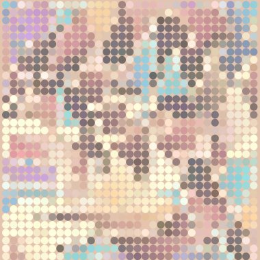 Geometrik desenli soyut doku