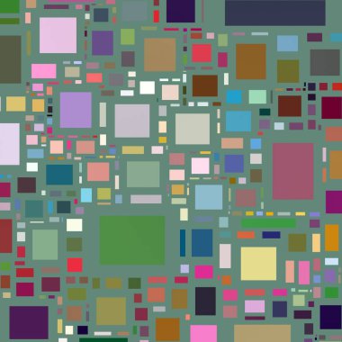 Soyut sanat dokusu. Kareler ile renkli doku. Modern sanat eserleri. Renkli görüntü