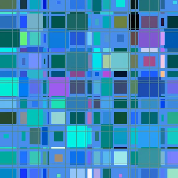 Fundo Abstrato Colorido Com Quadrados — Fotografia de Stock