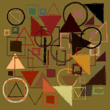 Geometrik desenli soyut doku