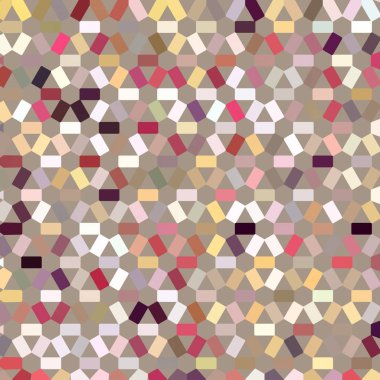 Renk fraktal geometrik soyut desen