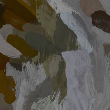 Tuval el yapımı yağlıboya. Renkli doku. Fırça darbeleri.