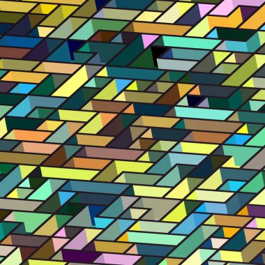 Geometrik desenli soyut doku