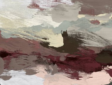 El yapımı tuvale yağlı boya. Soyut sanat dokusu. Renkli doku. Modern sanat eserleri. Yağlı boya darbeleri. Fırça darbeleri. Modern sanat. Çağdaş sanat. Sanatsal tuval.  