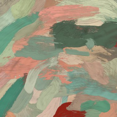 Tuval arka plan üzerine yağlıboya