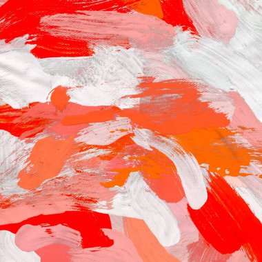 Tuval arka plan üzerine yağlıboya