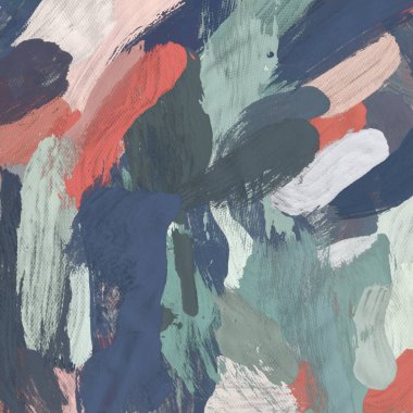 Tuval el yapımı yağlıboya. Renkli doku. Fırça darbeleri. Renkli görüntü. Modern sanat. Çağdaş sanat.