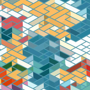 Geometrik desenli soyut doku