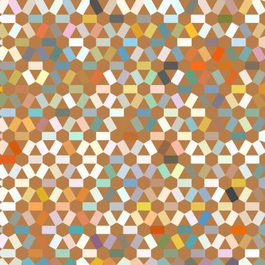 Renk fraktal geometrik soyut desen