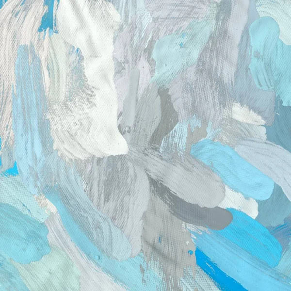 Tuval el yapımı yağlıboya. Renkli doku. Fırça darbeleri.