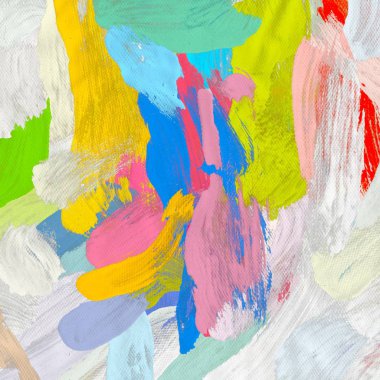 Tuval arka plan üzerine yağlıboya