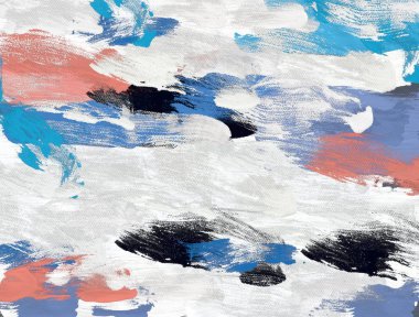 El yapımı tuvale yağlı boya. Soyut sanat dokusu. Renkli doku. Modern sanat eserleri. Yağlı boya darbeleri. Fırça darbeleri. Modern sanat. Çağdaş sanat. Sanatsal tuval.  