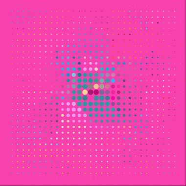 Noktalı soyut pembe arkaplan.