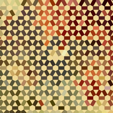 Renk fraktal geometrik soyut desen