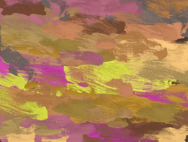 El yapımı tuvale yağlı boya. Soyut sanat dokusu. Renkli doku. Modern sanat eserleri. Yağlı boya darbeleri. Fırça darbeleri. Modern sanat. Çağdaş sanat. Sanatsal tuval.  