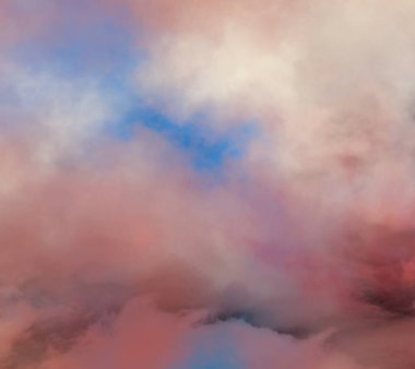 bulutlar ile renkli gökyüzü arka plan