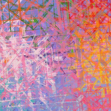 Renkli çiçeklerle soyut arkaplan