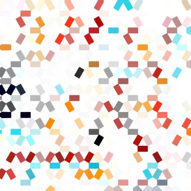 Renk fraktal geometrik soyut desen