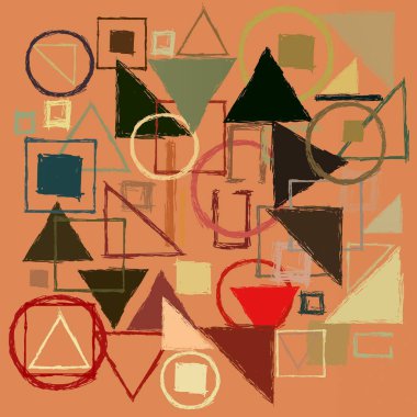 Geometrik desenli soyut doku