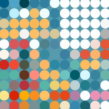 Sorunsuz vektör dekoratif arka plan daire, düğmeleri ve lekeli olan. Yazdırın. Kumaş tasarımı, duvar kağıdı.