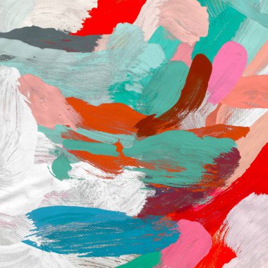 El yapımı tuvale yağlı boya. Soyut sanat dokusu. Renkli doku. Modern sanat eserleri. Yağlı boya darbeleri. Fırça darbeleri. Modern sanat. Çağdaş sanat. Sanatsal tuval.