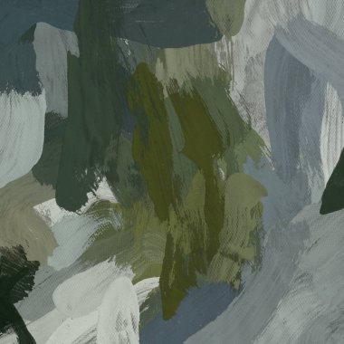 Tuval el yapımı yağlıboya. Renkli doku. Fırça darbeleri.