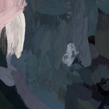 Tuval el yapımı yağlıboya. Renkli doku. Fırça darbeleri.