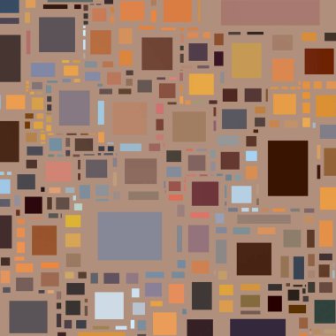Soyut sanat dokusu. Kareler ile renkli doku. Modern sanat eserleri. Renkli görüntü