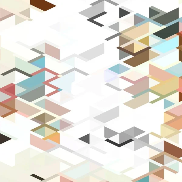 Abstrakter Mosaikhintergrund Mit Geometrischen Formen — Stockfoto