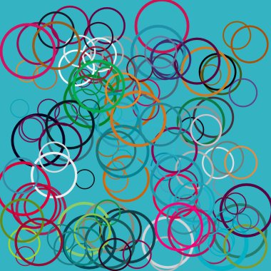 daire elemanları ile vektör arka plan