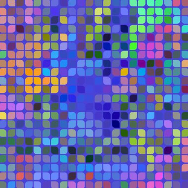 soyut illüstrasyon. vintage mozaik desen. doku, arka plan, grafik, iç, fayans veya konsept tasarımı için geometrik duvar kağıdı 