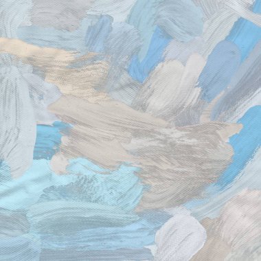 Tuval arka plan üzerine yağlıboya