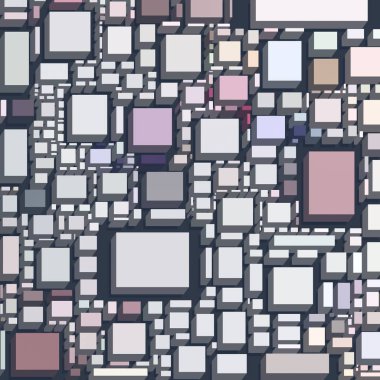 Soyut sanat dokusu. Kareler ile renkli doku. Modern sanat eserleri. Renkli görüntü