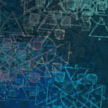 Soyut dijital olarak boyanmış arka plan efektleri