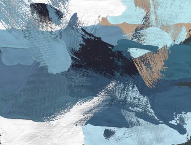 Kar ve ağaçlarla kaplı kış manzarası