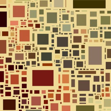 Soyut sanat dokusu. Kareler ile renkli doku. Modern sanat eserleri. Renkli görüntü