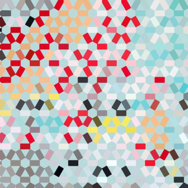 Renk fraktal geometrik soyut desen