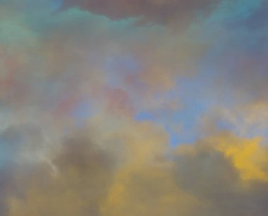 soyut grunge bulutlar, kopya alanı ile renkli arka plan