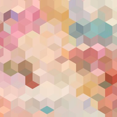 Renk fraktal geometrik soyut desen